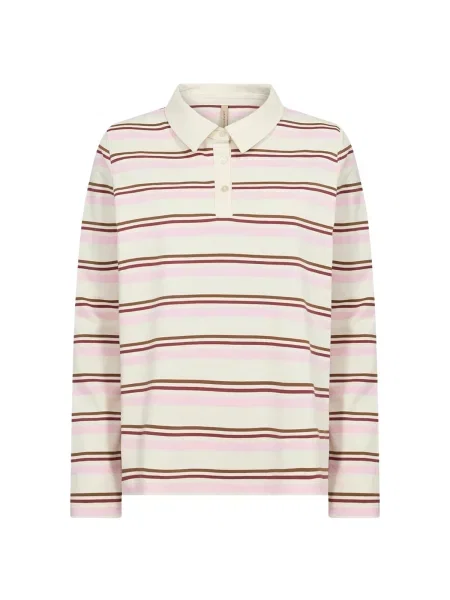 Soyaconcept Tricou SC-Base maro închis / roz alb