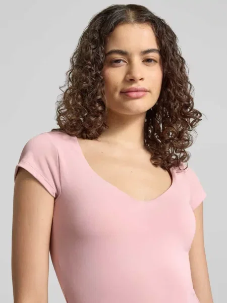T-shirt z wbudowanym biustonoszem Gina Tricot