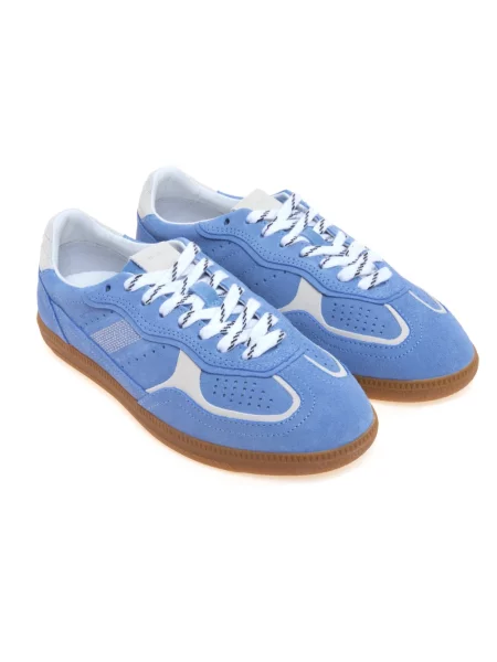 Sneakersy Alohas skórzane niebieskie
