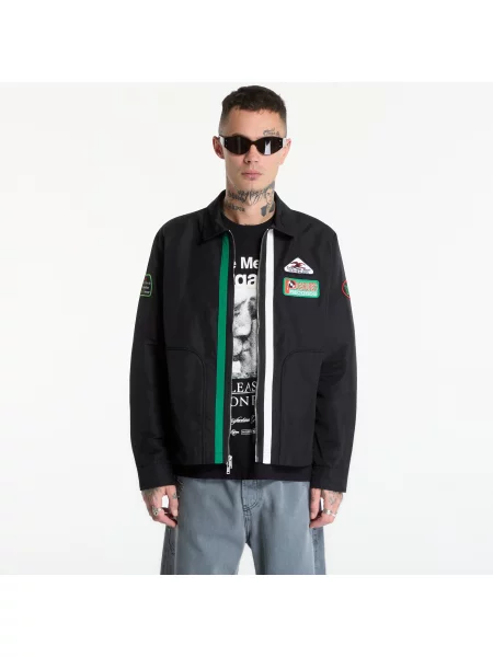 Jachetă PLEASURES Records Jacket Black XXL negru