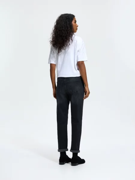 Reserved Джинси relaxed slim сірий