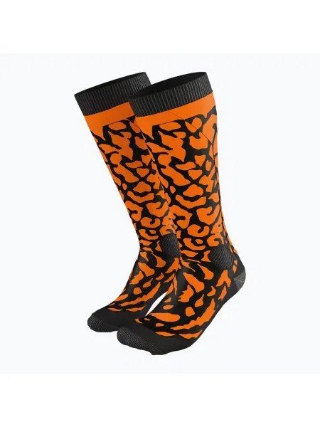 Дамски скиорски чорапи DYNAFIT FT Graphic ultra orange оранжево