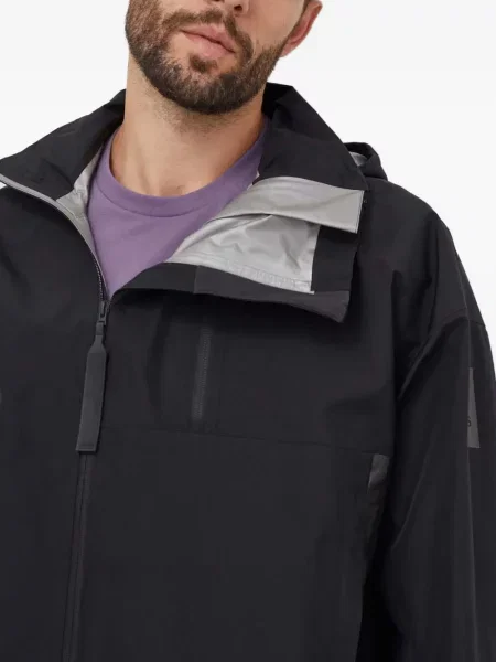 Geacă Adidas cu glugă din fleece cu model camuflaj alb