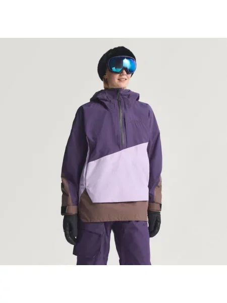 Větrovka Terrex Xploric 2 Layer Lined CLIMAPROOF hnědá