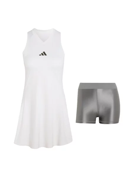 ADIDAS PERFORMANCE Sportovní šaty Pro grafitová bílá
