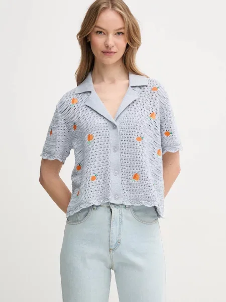 Pepe Jeans cardigan din OLAYA TOP femei light albastru