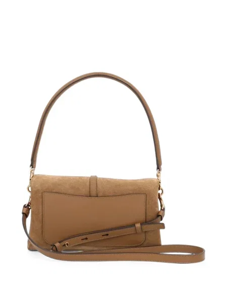 Geantă shopper Tod's din piele de căprioară maro
