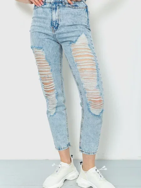 Джинси мом Ager блакитний