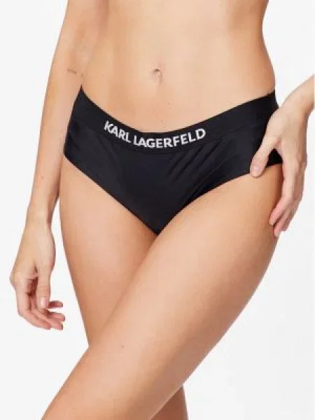 KARL LAGERFELD Bikini partea de jos negru