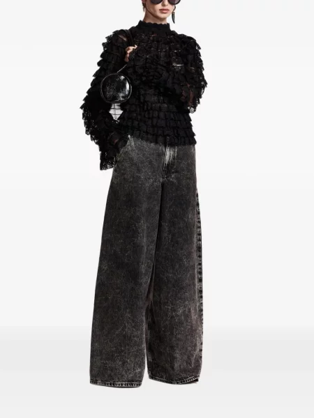 Blugi cu picior larg Essentiel Antwerp negru