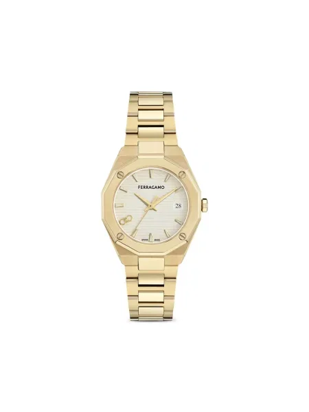 Ceas Ferragamo auriu