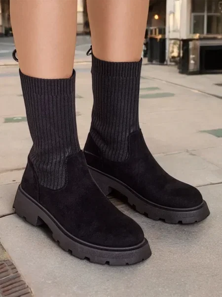Botine Resti slip-on negru