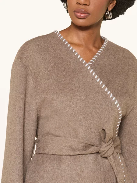 Studio Ar Kurtka Z Klapami Elysia beige biała