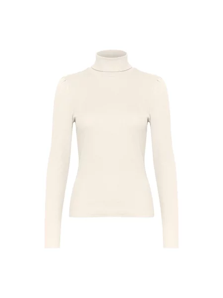 Sweter z golfem Gestuz do golfa beżowy