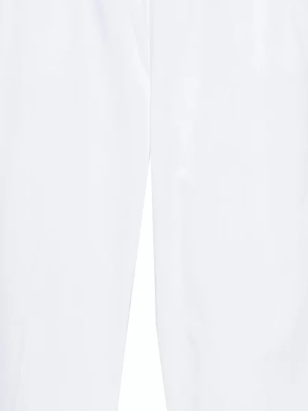 Cropp pantaloni D.exterior alb