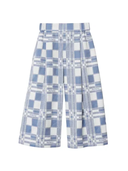 Spodnie dziecięce Burberry niebieskie