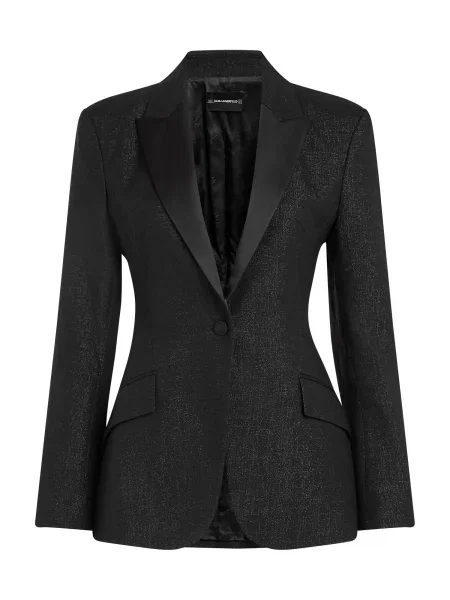 Karl Lagerfeld Blazer črna