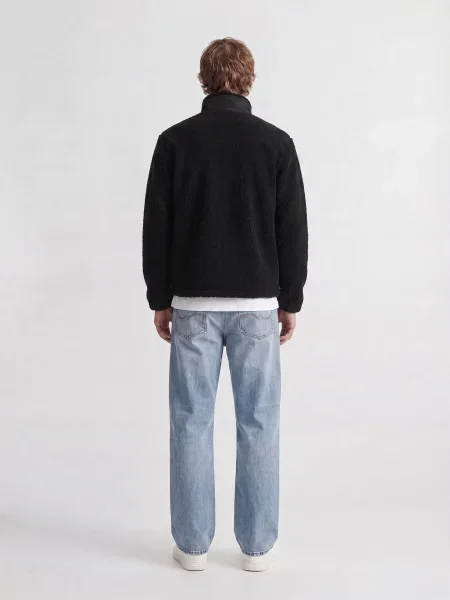 Куртка Jack & Jones тедди черная