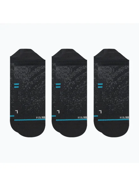 Stance Run Ultralight Tab чорапи 3 чифта черни