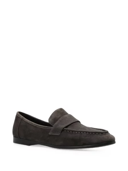 Pantofi loafer Black Suede Studio din piele de căprioară negru