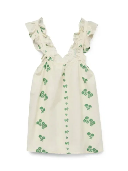 VERO MODA Top VMPAMELA verde / murdar alb