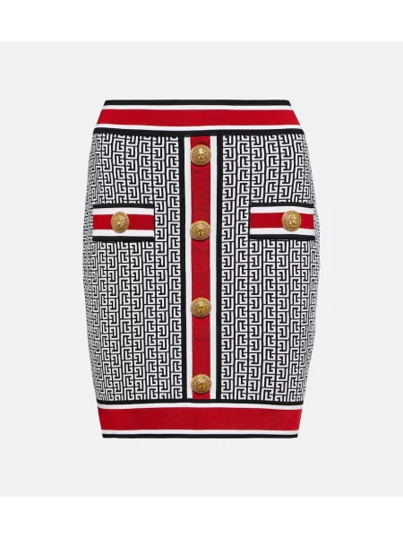 Мини пола Balmain черно