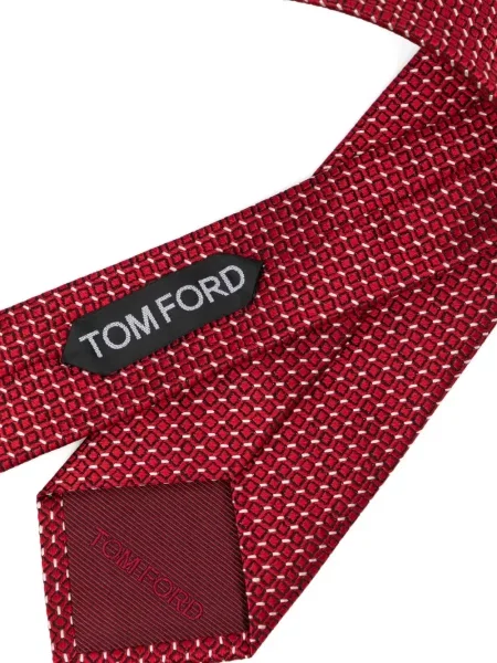 Cravată Tom Ford de mătase roșu