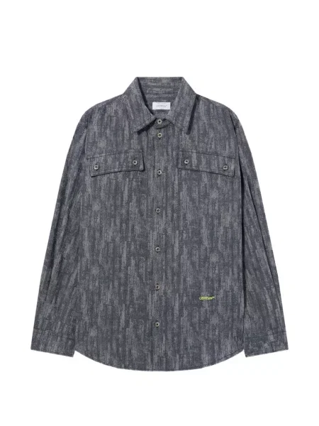 Риза Off-white бяло