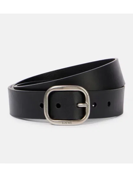 Cu centură curea Loewe din piele negru