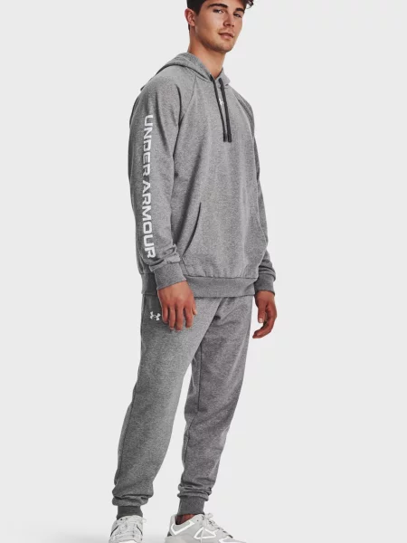 Флисовый костюмный спортивный костюм Under Armour серый