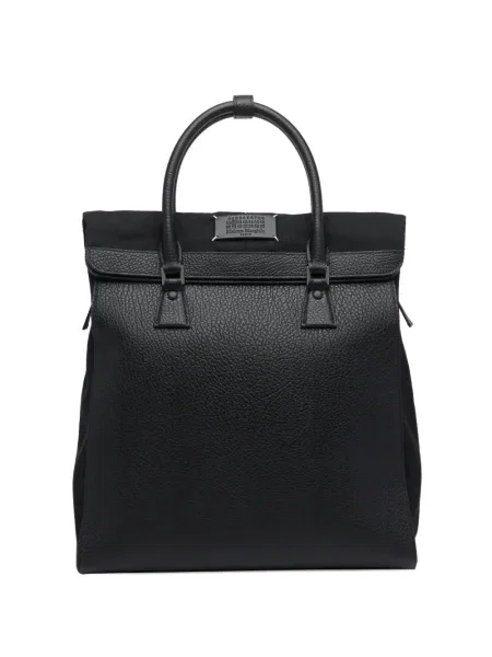 Rucsac Maison Margiela din piele negru