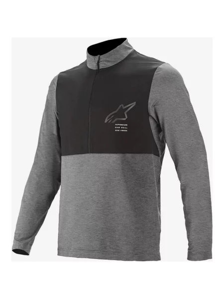 Koszulka z długim rękawem Alpinestars Nevada w kolorze szaro-czarnym S szara