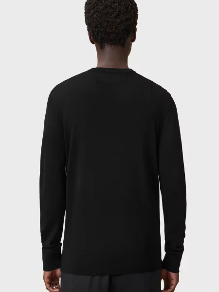 Шерстяной свитер Allsaints черный