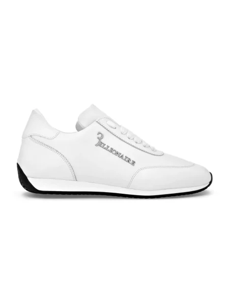 Sneakersy Billionaire skórzane białe