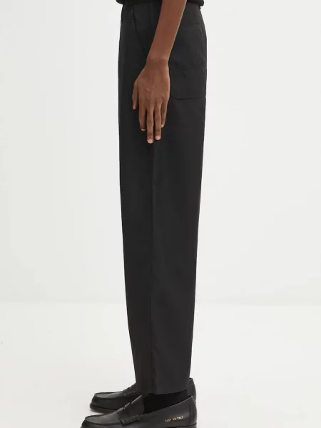 Παντελόνι με προσθήκη μαλλιού Carhartt WIP Ray Single Knee Pant μαύρο