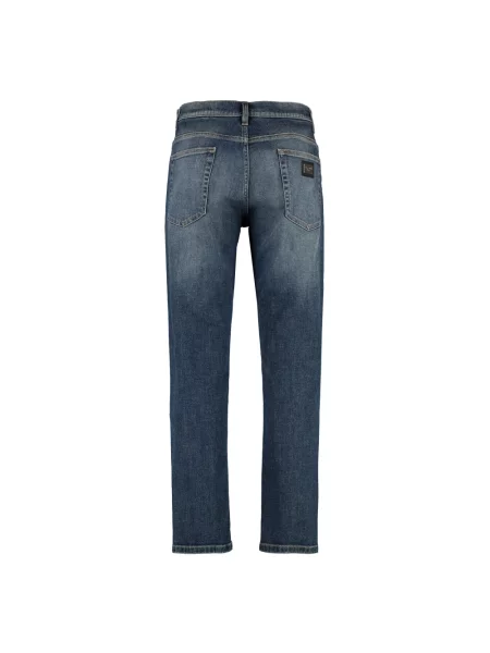 Szerokie jeansy Dolce And Gabbana niebieskie