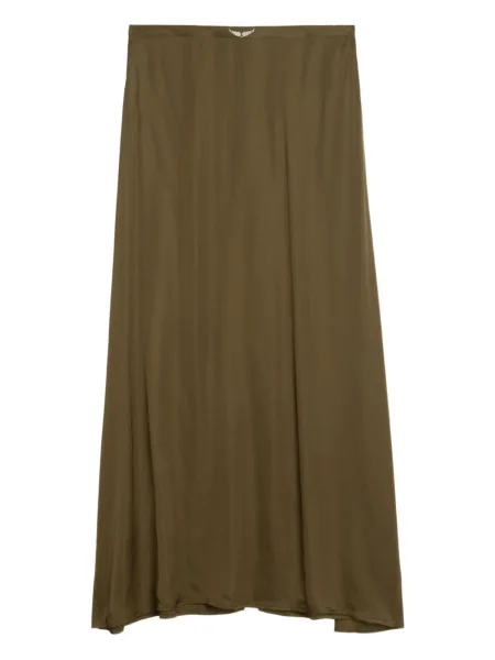 Fusta maxi Zadig&voltaire din satin verde