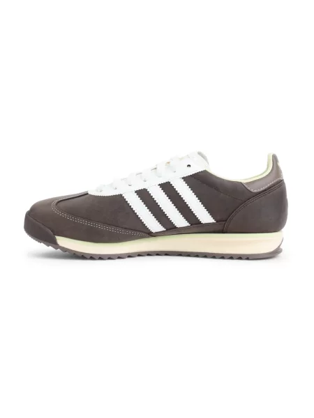 Sneakersy Adidas skórzane brązowe