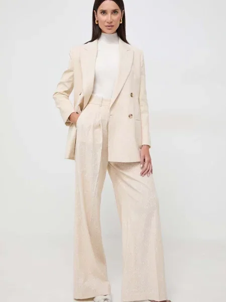 Піджак BOSS двобортний бежевий