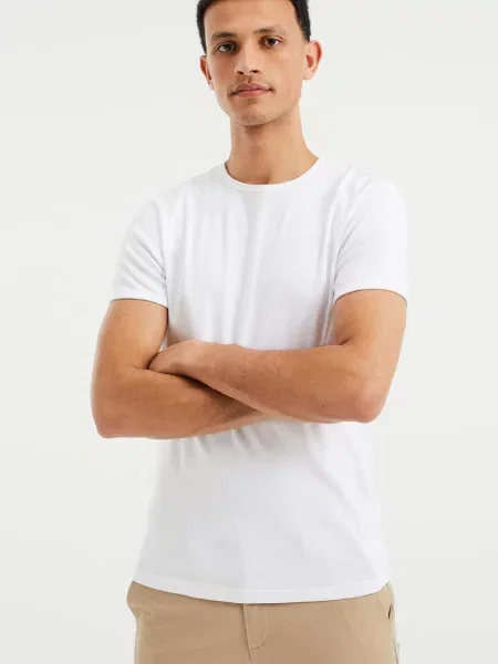 WE Fashion Tricou alb