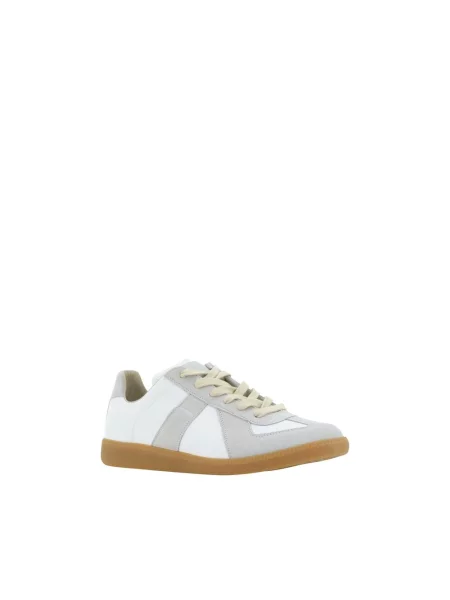 Sneakersy Maison Margiela zamszowe białe