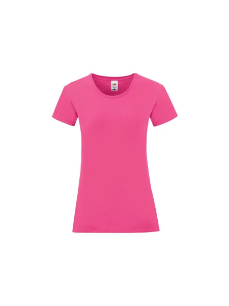 Koszulka Fruit Of The Loom różowa
