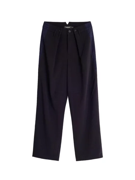 Desigual Pantaloni cutați albastru negru
