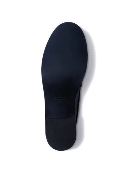 Papuci tip mules Bernardo negru