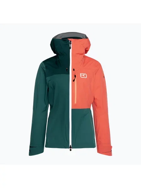 Дамско яке ORTOVOX 3L Ortler pacific green зелено