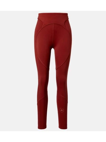 Leggings Adidas By Stella Mccartney cu talie înaltă violet