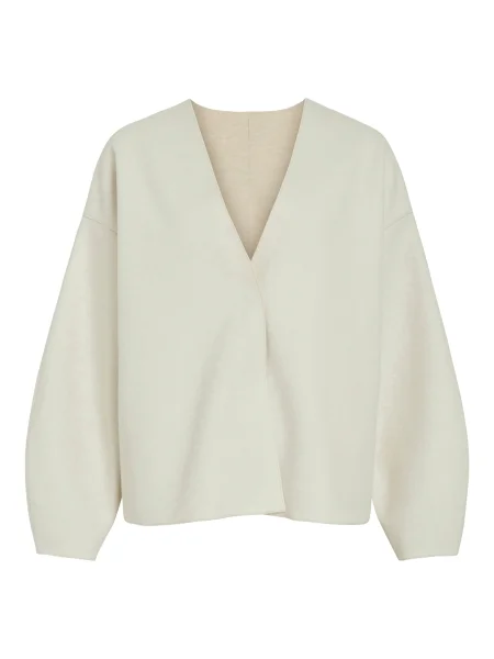 VILA Geacă de primăvară-toamnă VIJuice' alb