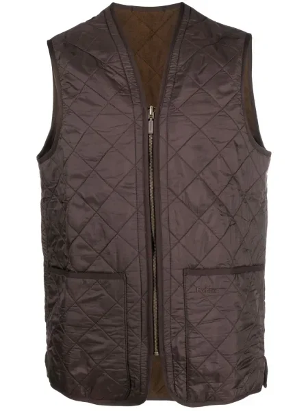 Matlasat vestă Barbour maro