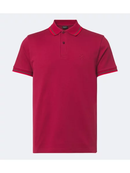 Tricou polo Gucci roșu
