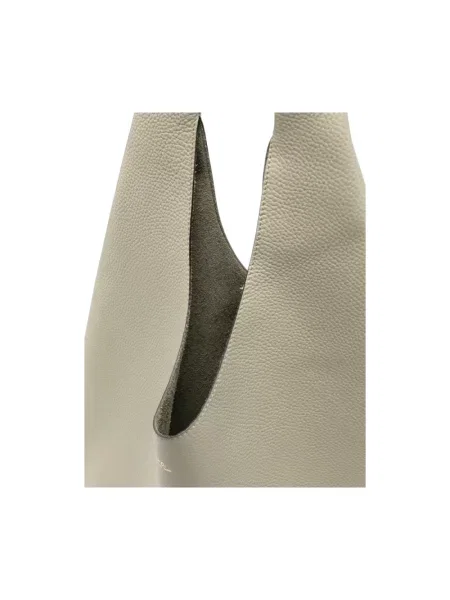 Shopperka A.p.c. skórzana zielona